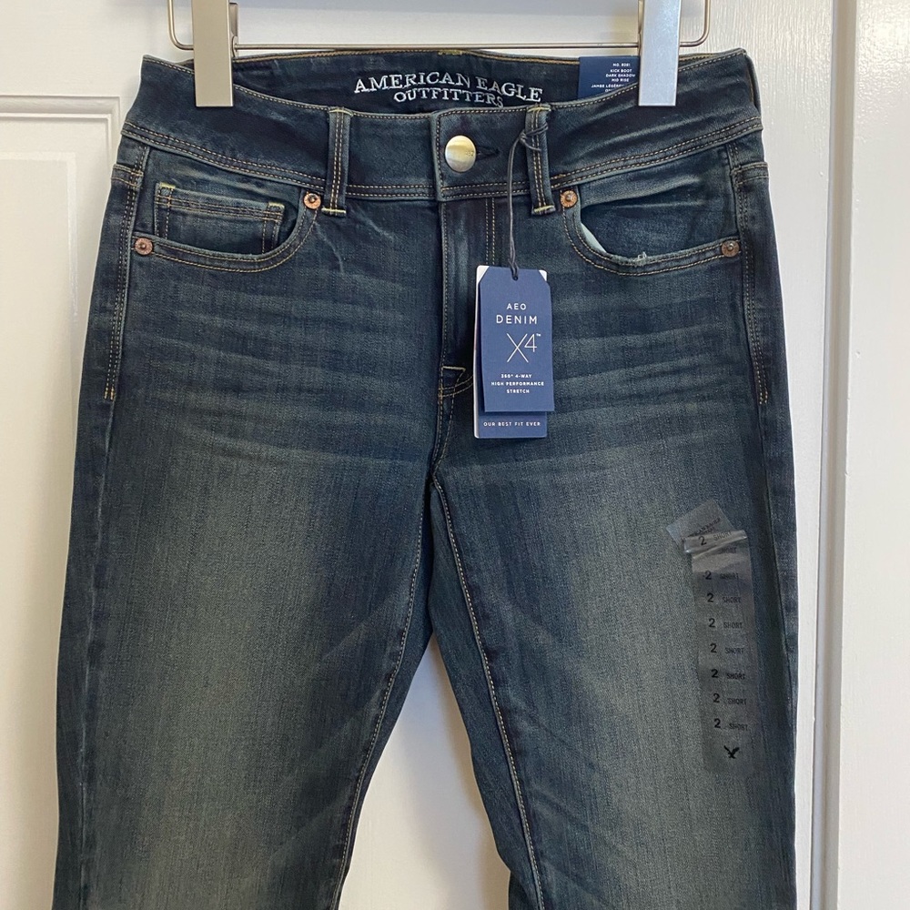 American Eagle Kick Boot Jeans 2 Short
